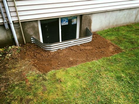 Galvanized Steel Basement Window Wells | Openbasement