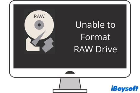 Unable to Format Raw Drive, How to Fix?