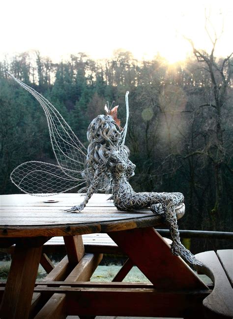 These Fantasy Wire Sculptures By Robin Wight Are From a Fairy World