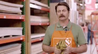 Nick Offerman Home Depot GIF - Nick Offerman Home Depot Hardware Store ...