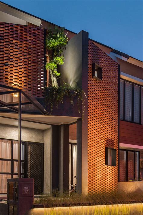 Bespoke interlocking Brick Façade Keeps Out Tropical Heat at this ...