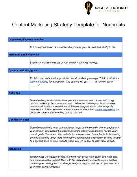 Content Marketing Plan - 7+ Examples, Format, Pdf