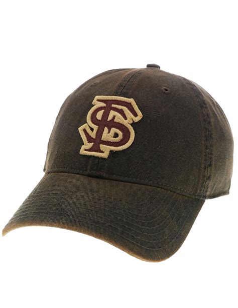 FSU Florida State Over Mascot Adjustable Cap - Barefoot Campus Outfitter