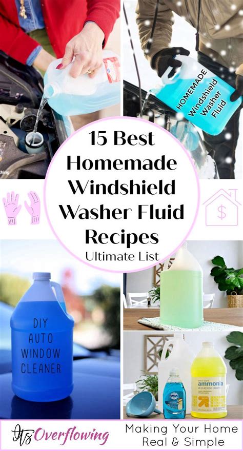 Homemade Windshield Washer Fluid (15 DIY Methods)