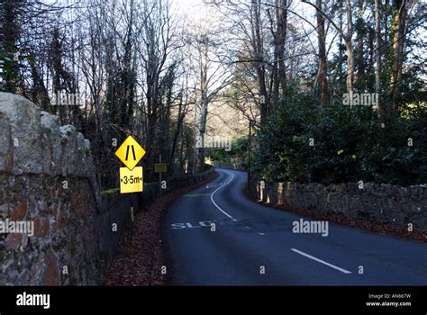 Narrow Bridge Ahead Road Sign High Resolution Stock Photography and Images - Alamy