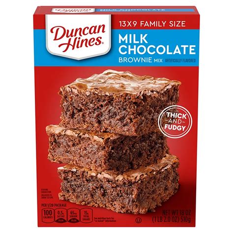 Duncan Hines Milk Chocolate Brownie Mix Family Size - Shop Baking ...