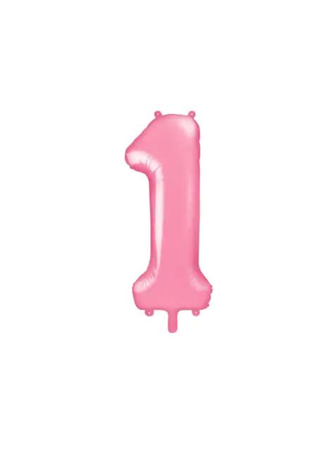 Shop Number "1" Foil Balloon In Pink, 86 Cm Online - Get Up To 70% Off - Judy Party Store ...