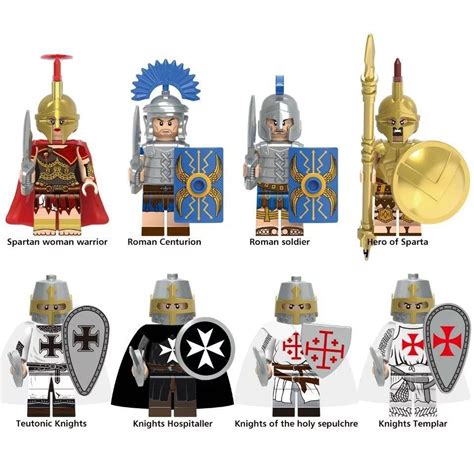 Ancient Spartan + Roman soldiers and Soldiers of the Catholic Orders x — Brick Block Army