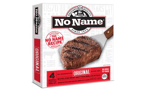 No Name® Steakhouse Seasoned Steak Burgers - No Name Meats