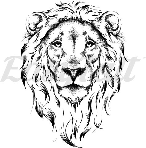 Lion Face Drawing Lion With Crown - Clip Art Library