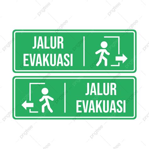 Jalur Evakuasi PNG ,dibujos Signo Jalur Evakuasi PNG ,dibujos Vector De ...