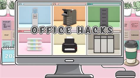 Bloxburg : 10 Office Building Hacks | Tips & Designs | Series 18 - YouTube