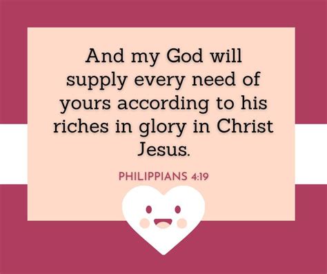 Philippians 4:19 | Philippians 4 19, God's promise, Philippians