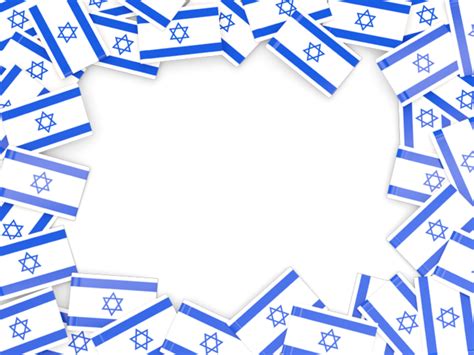 Israel Flag Frame Picture PNG Transparent Background, Free Download ...