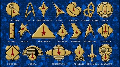 Star Trek Original Series Ship Emblems by gazomg on DeviantArt