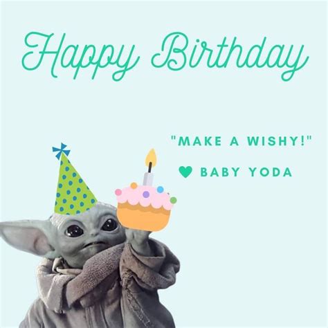 Pin by Ness Boisson on Jeanne | Happy birthday meme, Happy birthday baby, Yoda happy birthday