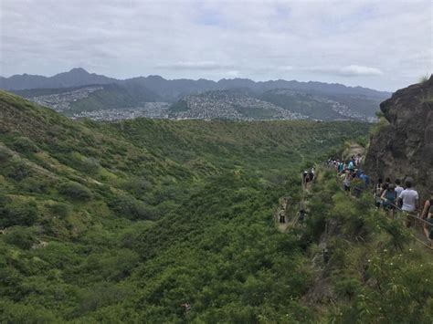 Diamond Head Summit Trail Hiking Trail, Honolulu, Hawaii