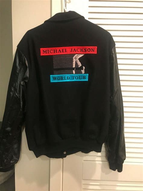 michael jackson bad tour jacket authentic | #3758986106