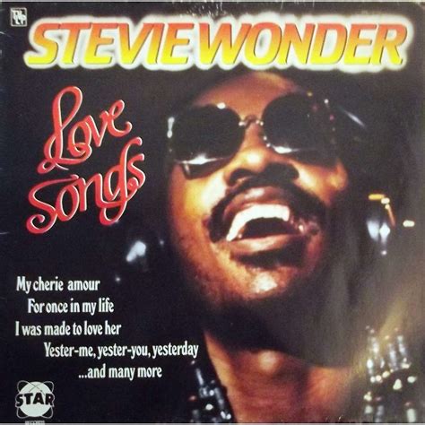 Love songs by Stevie Wonder, LP with vinyl59 - Ref:118530681