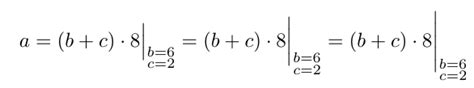 [Tex/LaTex] insert a vertical line beside an equation – Math Solves ...