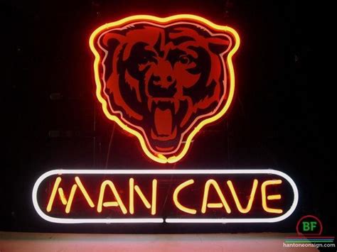 Man Cave Chicago Bears Neon Sign NFL Teams Neon Light – DIY Neon Signs ...