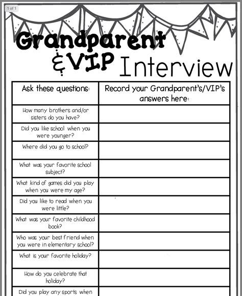 Activities For Grandparents Day At School - grandparents-day