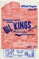 Edmonton Oil Kings 1959-60 roster and scoring statistics at hockeydb.com