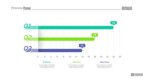 Line graph slide template Vector | Free Download