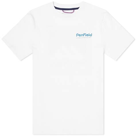 Penfield Tolland Box Graphic Tee White | END.