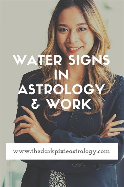 Water Signs in Astrology & Work - The Dark Pixie Astrology