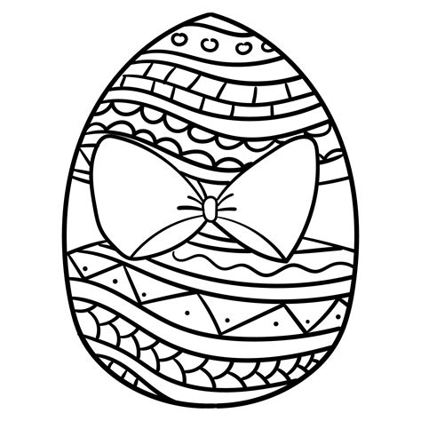 7 Best Free Printable Easter Egg Coloring Pages PDF for Free at Printablee