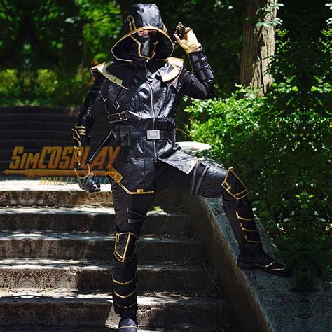 Hawkeye Ronin Cosplay Costume Ninjia Suit Avengers Endgame Cosplay Top Level