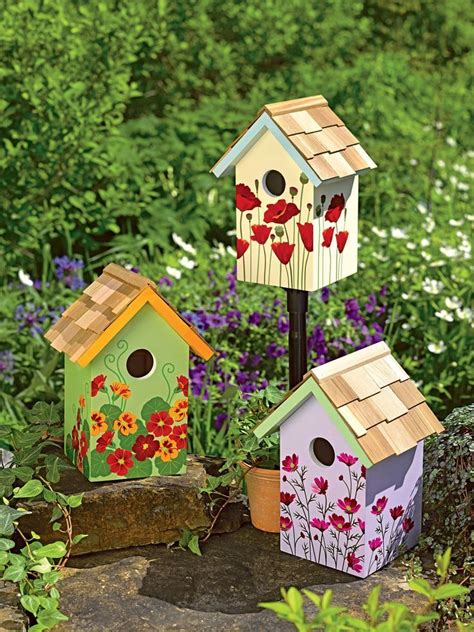 cute birdhouse paint ideas (16) | casitas de pájaros | Pinterest | Paint ideas, Birdhouses and Home