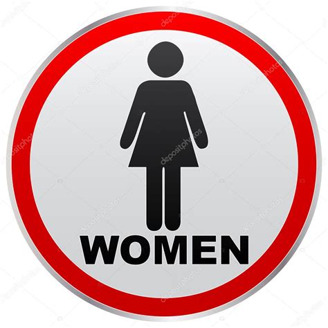 Women toilet label Stock Vector Image by ©marincas_andrei #7922580