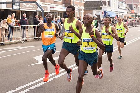 Free photo: london marathon, elite runners, kenyan runners, pacemaker ...