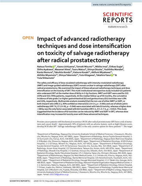 (PDF) Impact of advanced radiotherapy techniques and dose ...