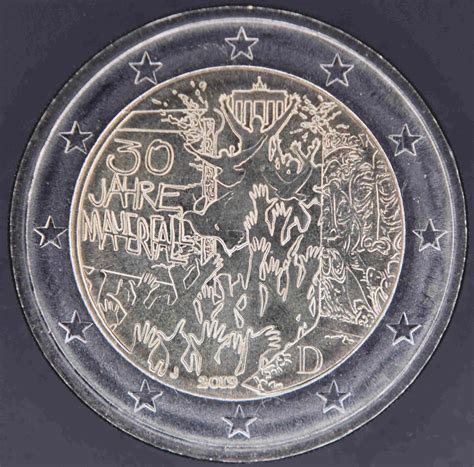 Germany 2 Euro Coin 2019 - 30 Years Since the Fall of the Berlin Wall ...