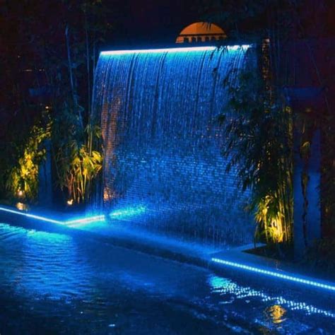 Top 60 Best Pool Waterfall Ideas - Cascading Water Features