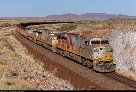 RailPictures.Net Photo: 9105 Rio Tinto Iron Ore GE ES44AC at Tom Price ...