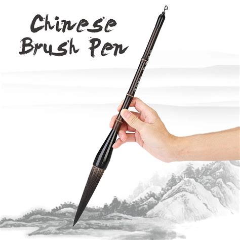 KICUTE Bamboo Chinese Writing Painting Brushes Set Bear Hair Calligraphy Pen Artist Drawing ...