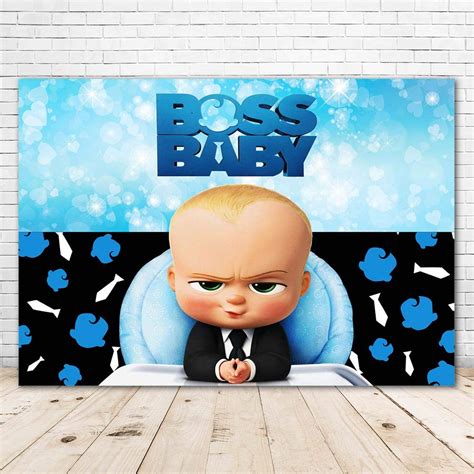 Buy Boss Baby Boy Photo Vinyl Backdrop 7x5 its a Boy Baby Shower ...