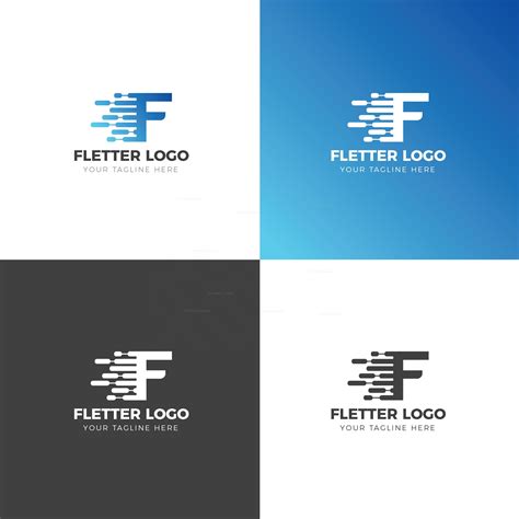 F Creative Logo Design Template - Graphic Prime | Graphic Design Templates