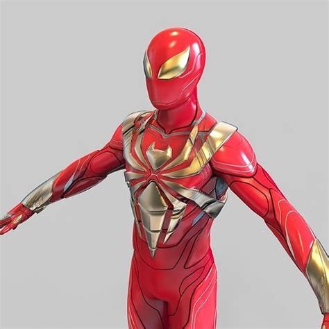 Iron Spider Full Body Wearable Armor Spider Man PS4 3D model 3D ...