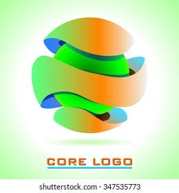 Logo Core Abstract 3d Emblem Vector Stock Vector (Royalty Free ...