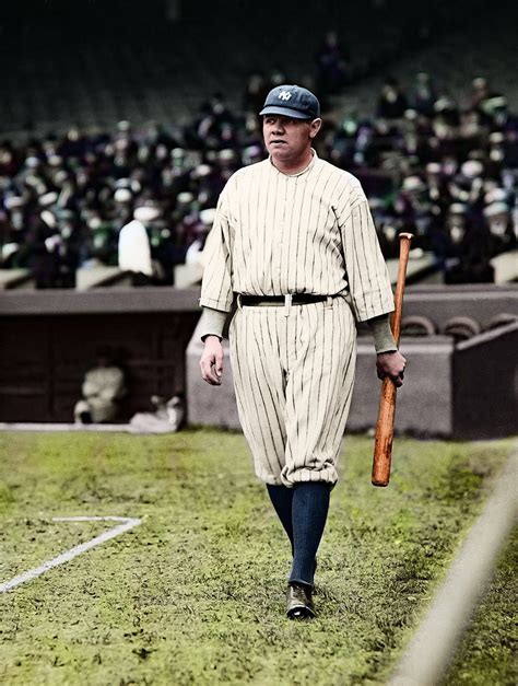 Babe Ruth 1920 Yankee Legend COLORIZED PRINT - Etsy