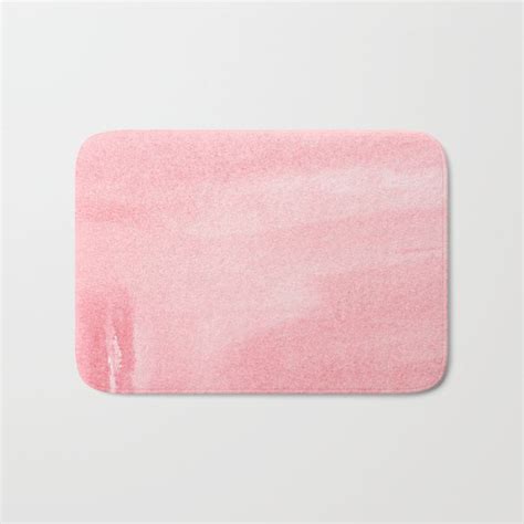 Buy Blush Pink Watercolor Bath Mat by newburydesigns. Worldwide ...