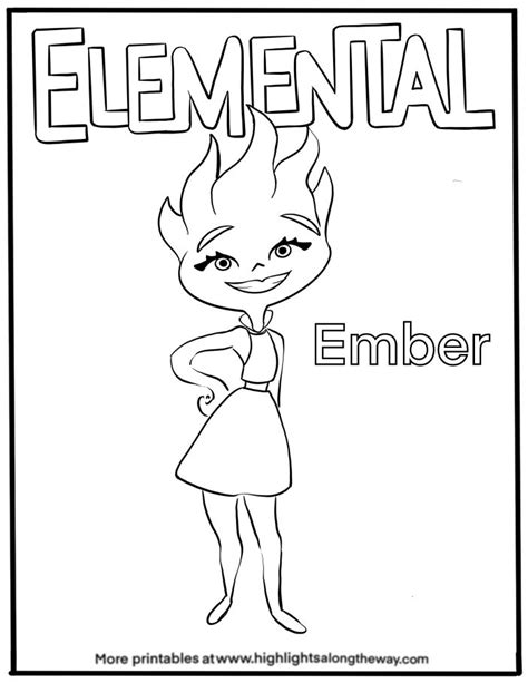 Elemental Coloring Pages and Activity Sheets