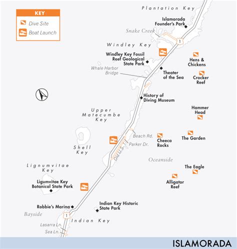 Map of Islamorada | Islamorada | Fodor's Travel Guides