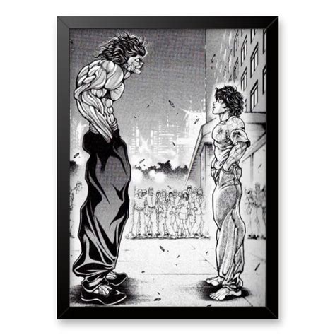 Quadro e poster Baki vs Yujiro - Quadrorama