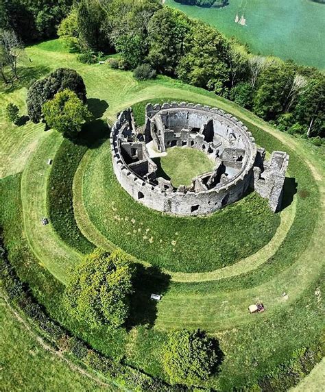 @medievalculture ⚜⠀ Restormel Castle lies by the River Fowey near Lostwithiel in Cornwall ...